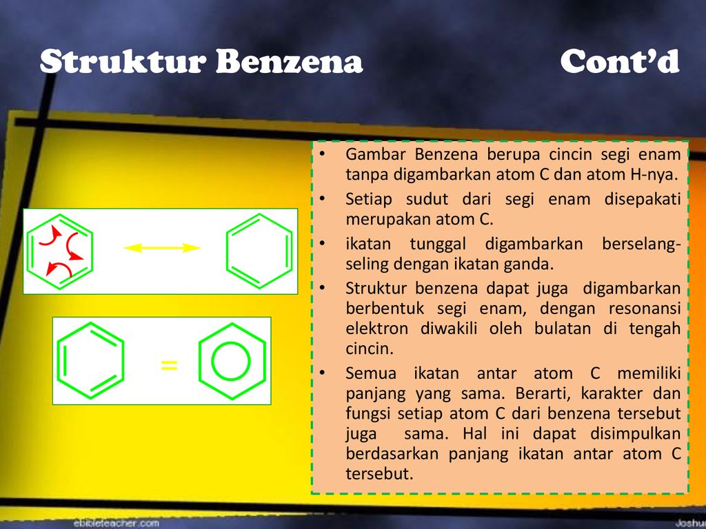 Struktur Benzena Cont’d