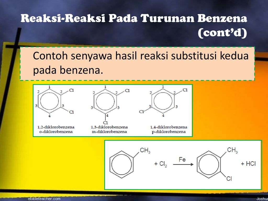 Reaksi-Reaksi Pada Turunan Benzena (cont’d)