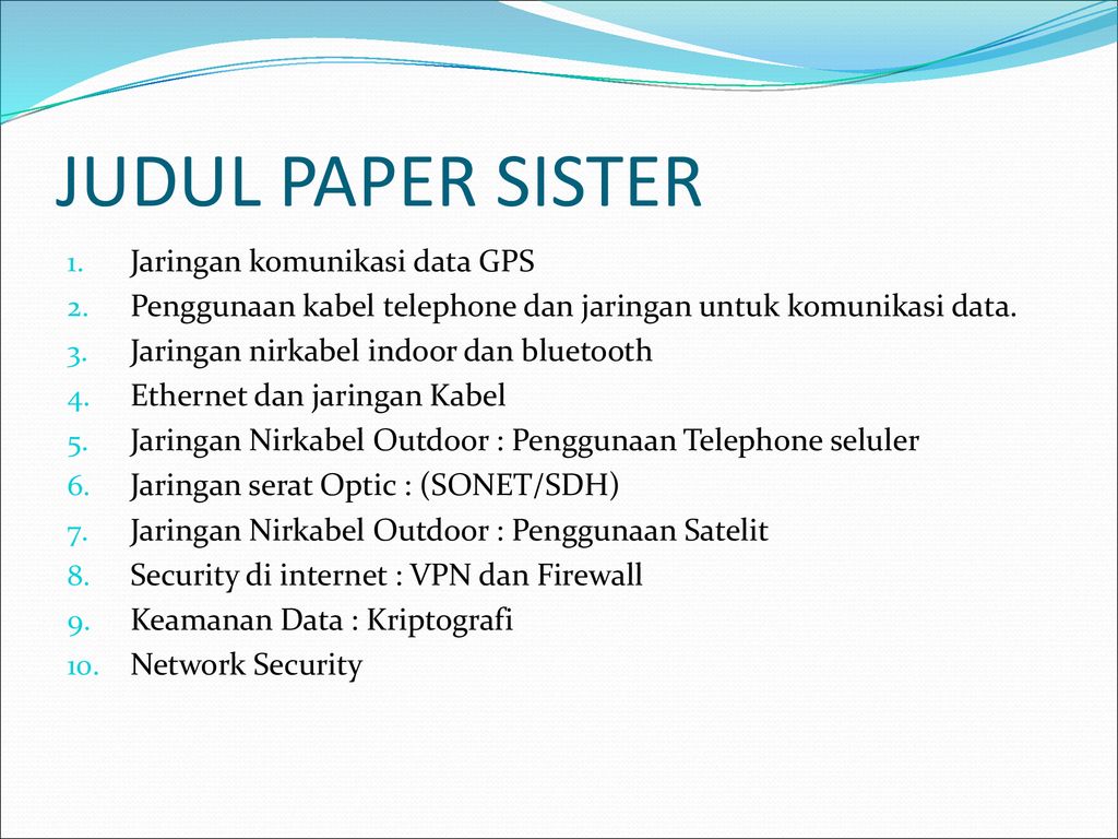 Sister papers