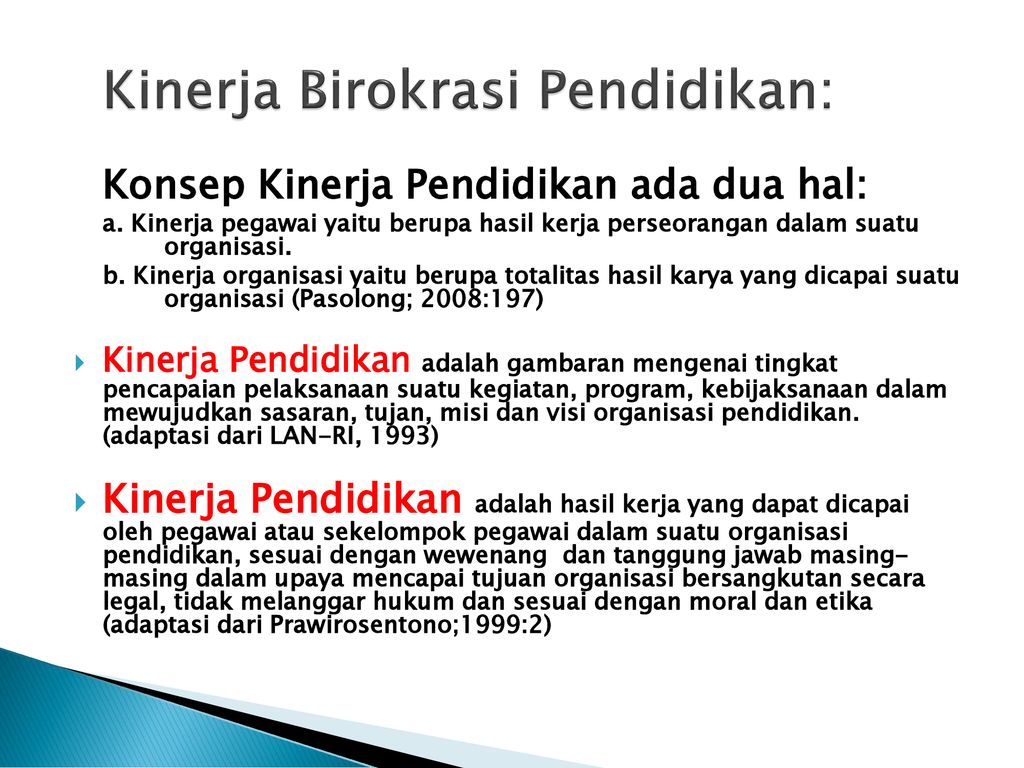 MATA KULIAH KEBIJAKAN PUBLIK Dan KINERJA BIROKRASI - Ppt Download