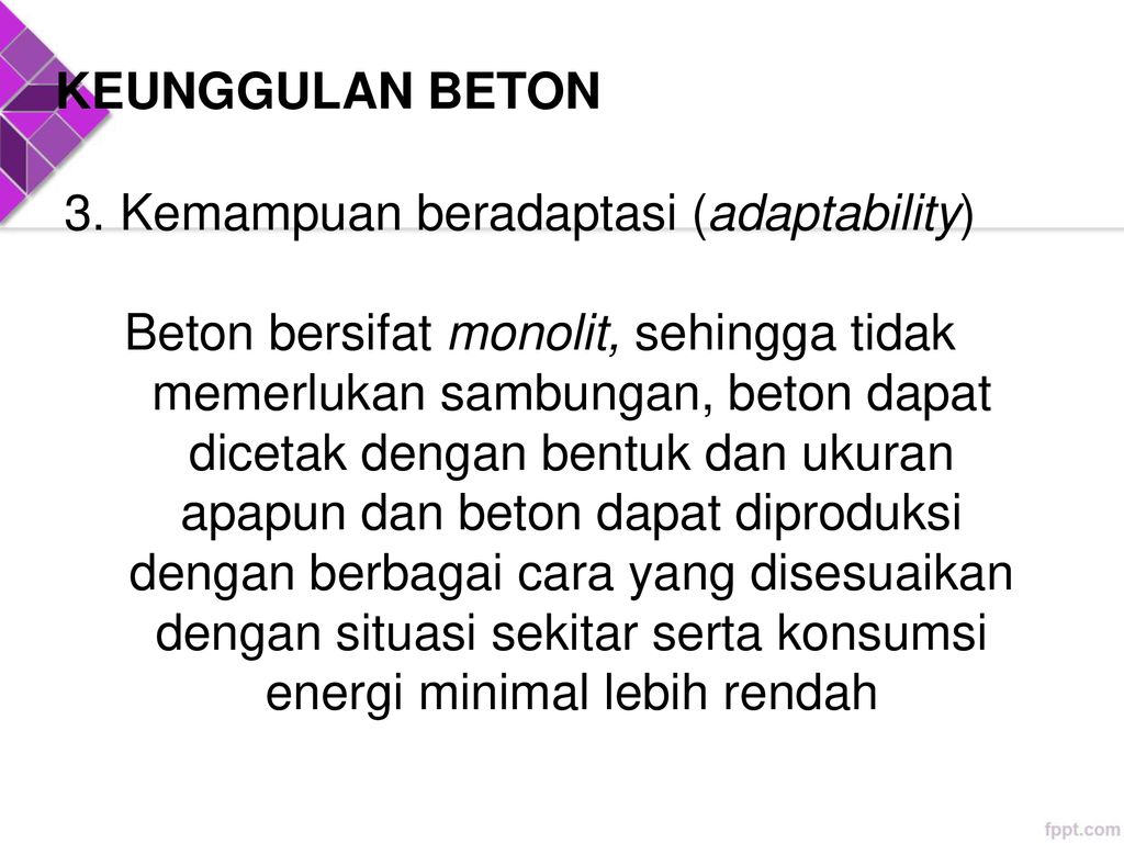 BETON SEBAGAI BAHAN BANGUNAN - Ppt Download