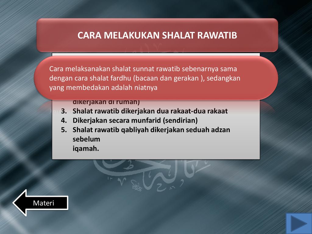 Shalat Sunnat Masuk Ppt Download