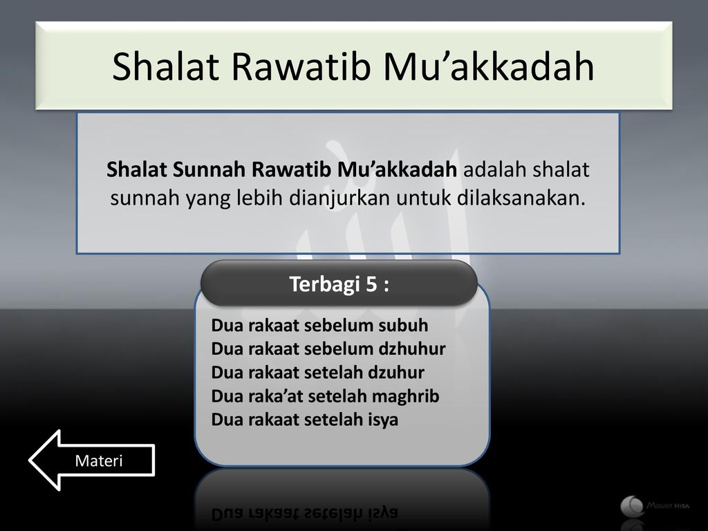 Shalat Sunnat Masuk Ppt Download