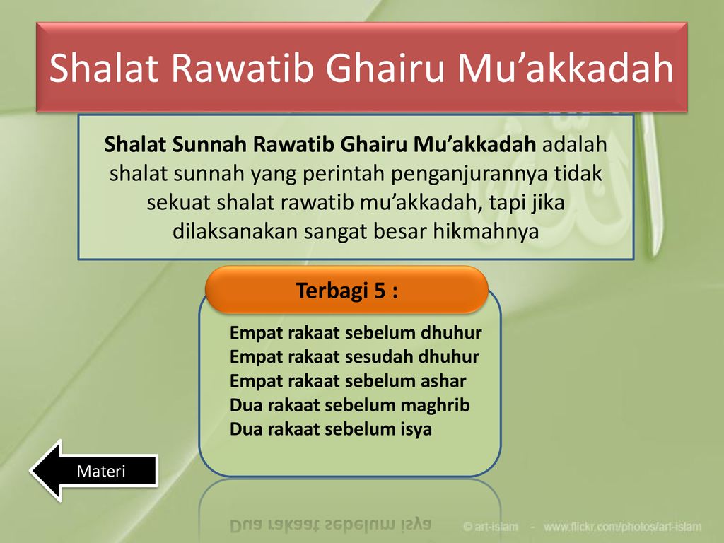 Sunnah hukum melaksanakan qabliyah subuh adalah salat rawatib 1. Hukum