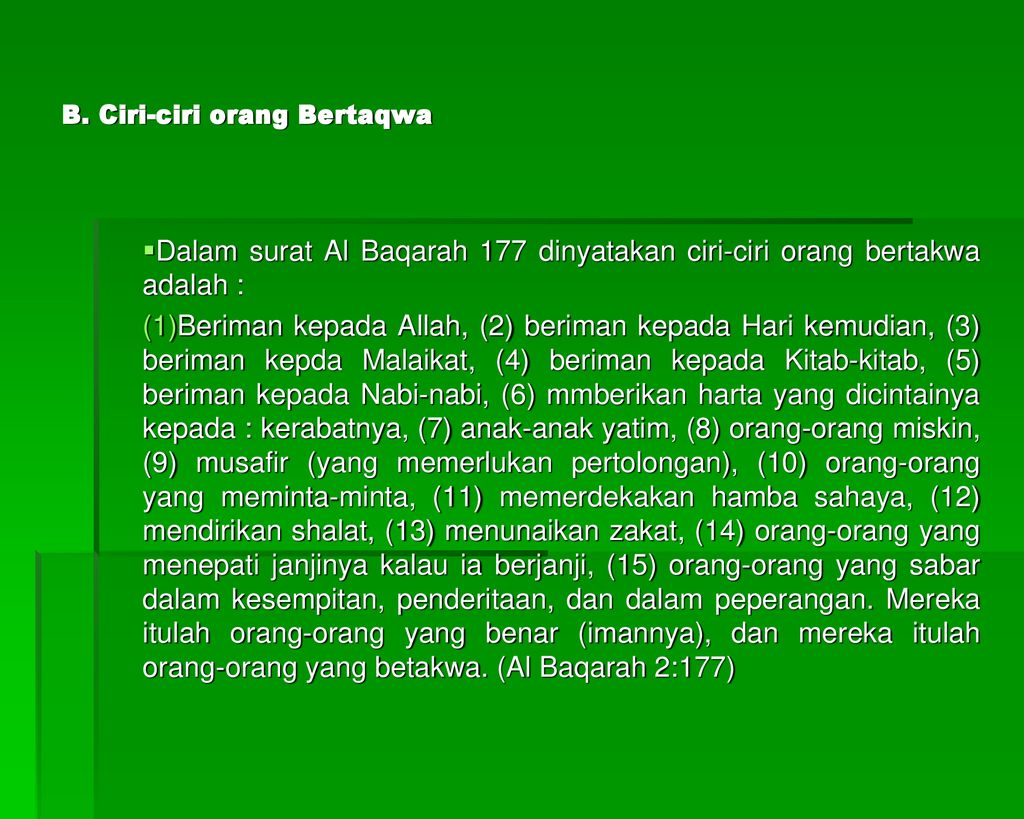 BAHAN AJAR PENDIDIKAN AGAMA ISLAM - Ppt Download