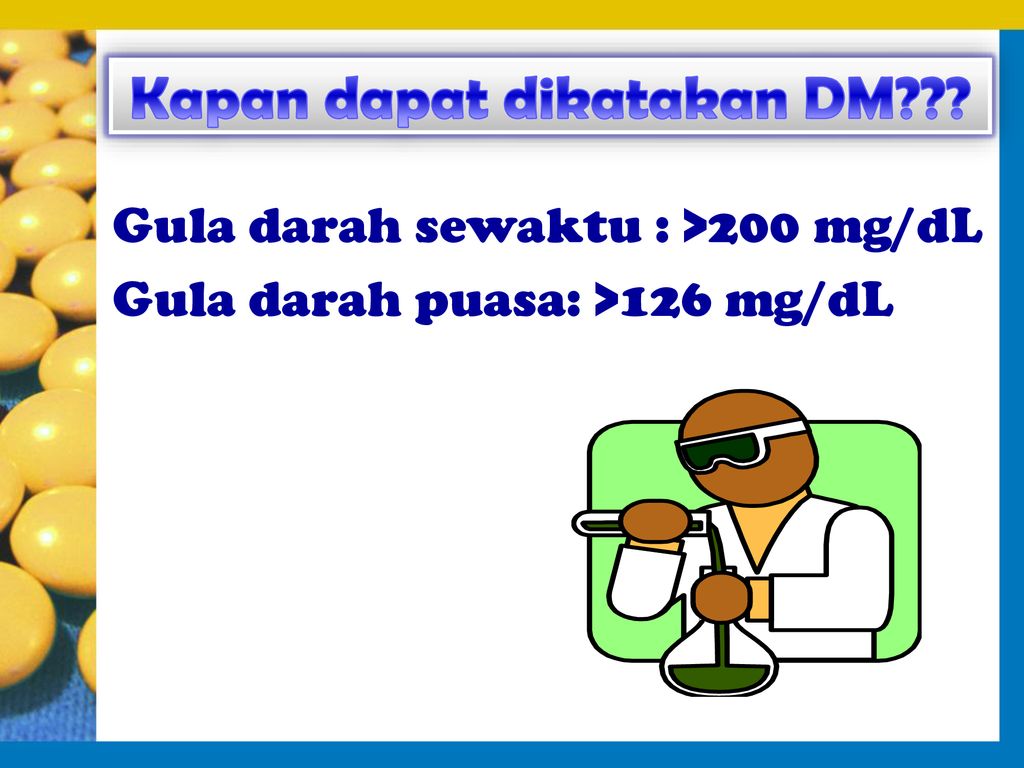 diabetes mellitus 126 mg/dl)