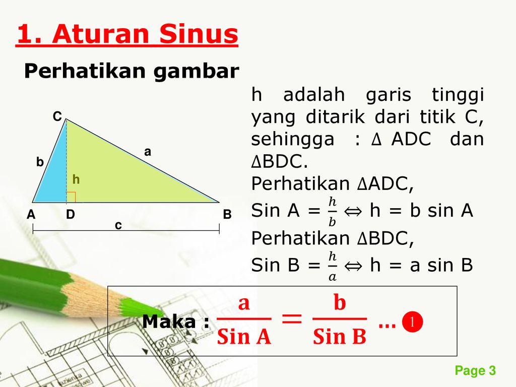 Sinus Cosinus Dan Luas Segitiga Ppt Download