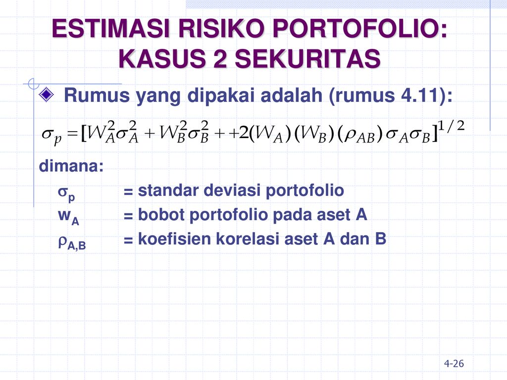 Bab Iv Dan V Return Yang Diharapkan Dan Risiko Portofolio Ppt Download