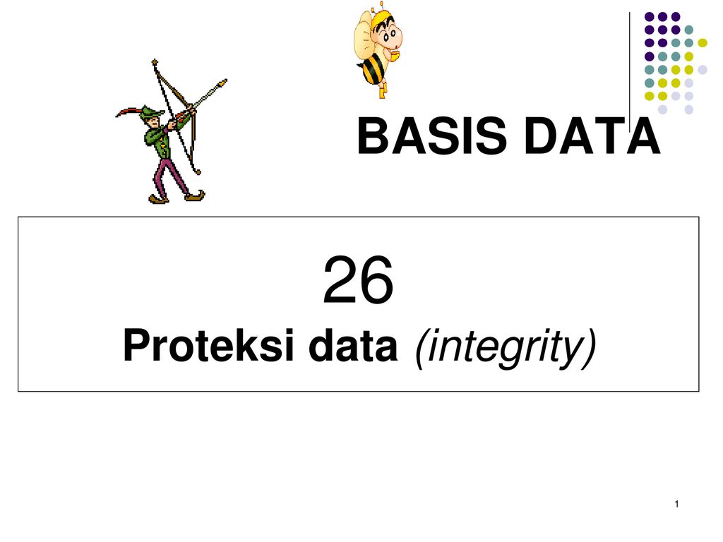 Proteksi data (integrity) - ppt download