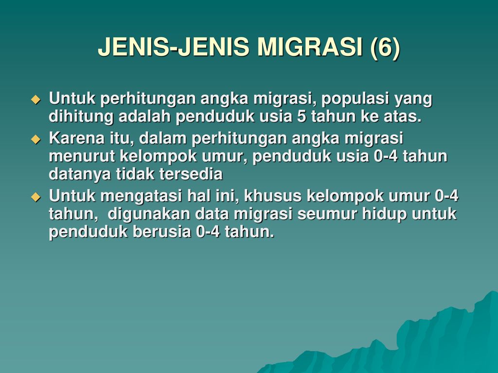 MIGRASI. - Ppt Download