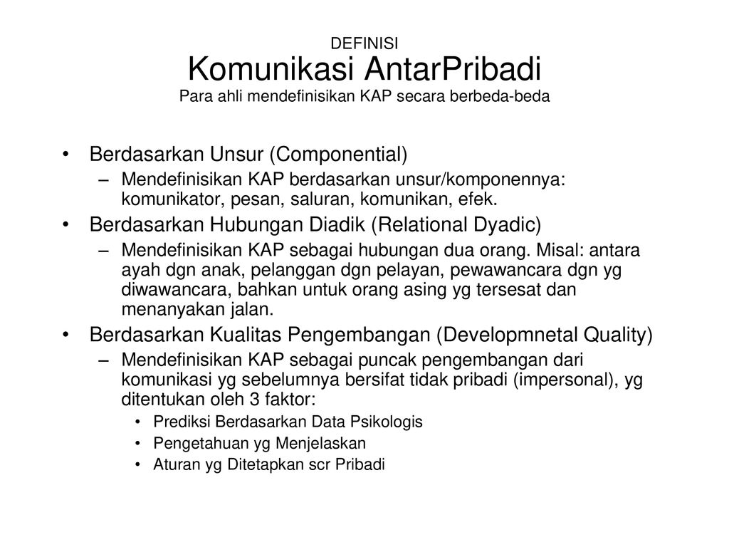 Componential analysis