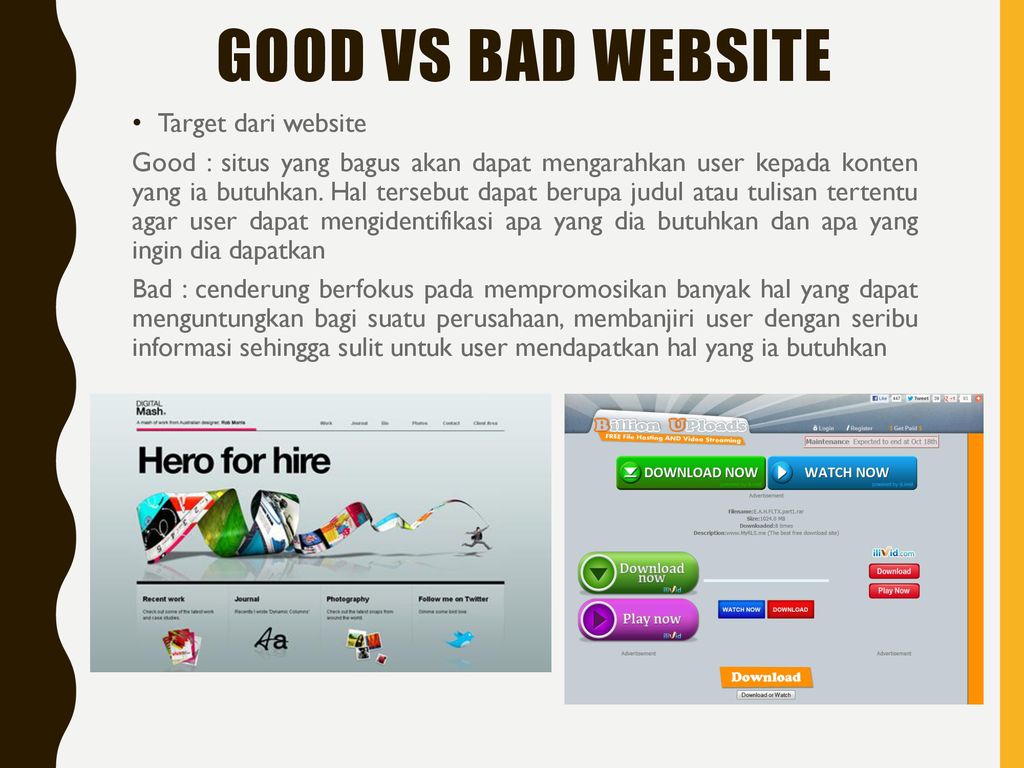 Bad web. Bad Design site. Bad website. Bad site vs good site. Bad website navigation.