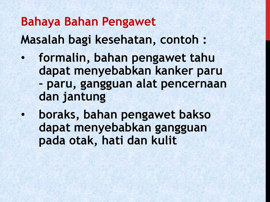 Bahan Kimia Dalam Kehidupan - Ppt Download