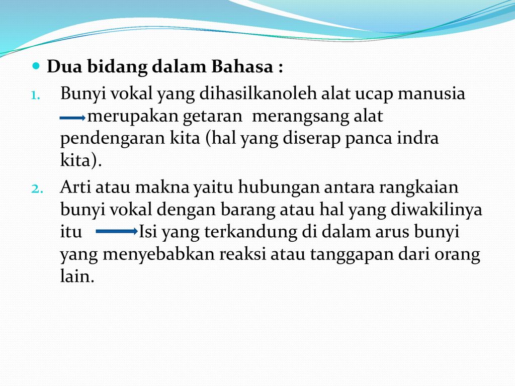 BAHASA Bahasa : Alat Komukasi Anggota Masyarakat, Yang Bunyi Suara Atau ...