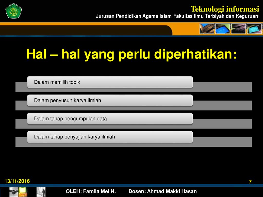 Jurusan Pendidikan Agama Islam Fakultas Tarbiyah Dan Ilmu Keguruan ...