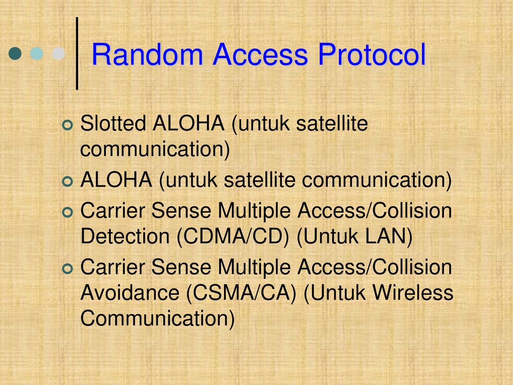 Access protocol