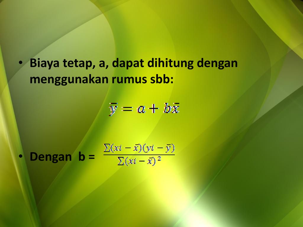 BAB 3. Analisis Biaya. - Ppt Download