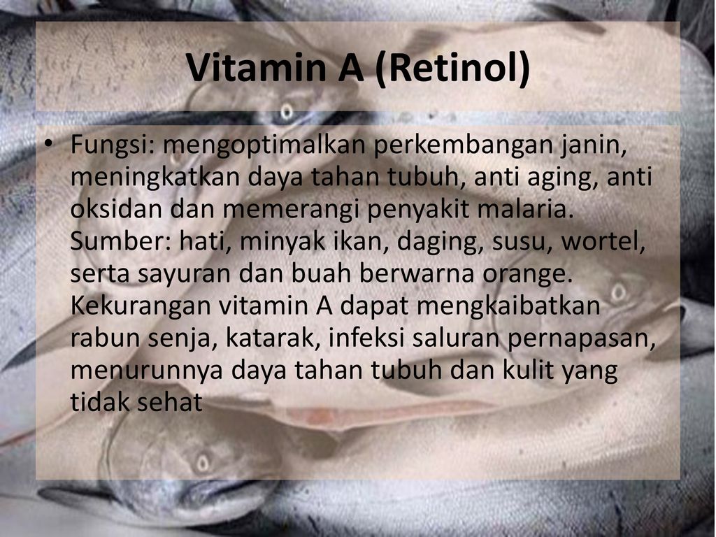 JENIS-JENIS VITAMIN DAN FUNGSINYA BAGI TUBUH - Ppt Download