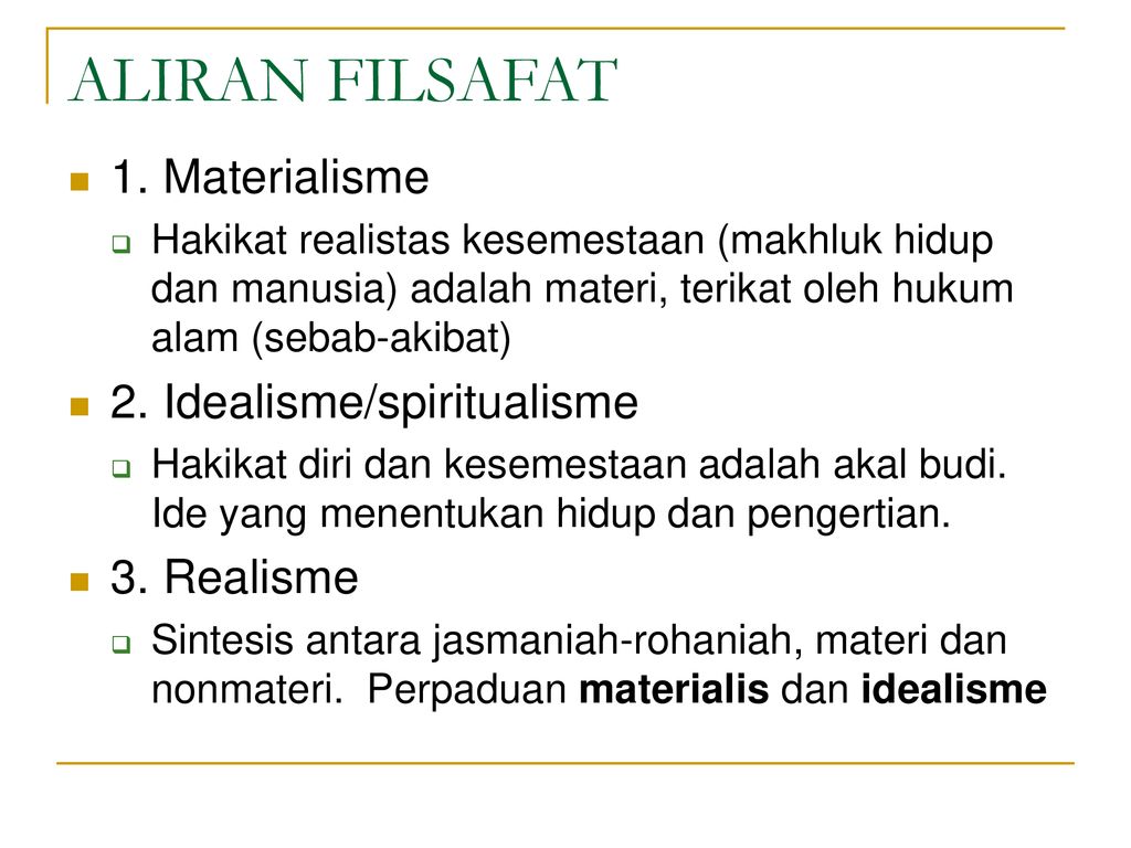 Pengertian Idealisme – Ujian