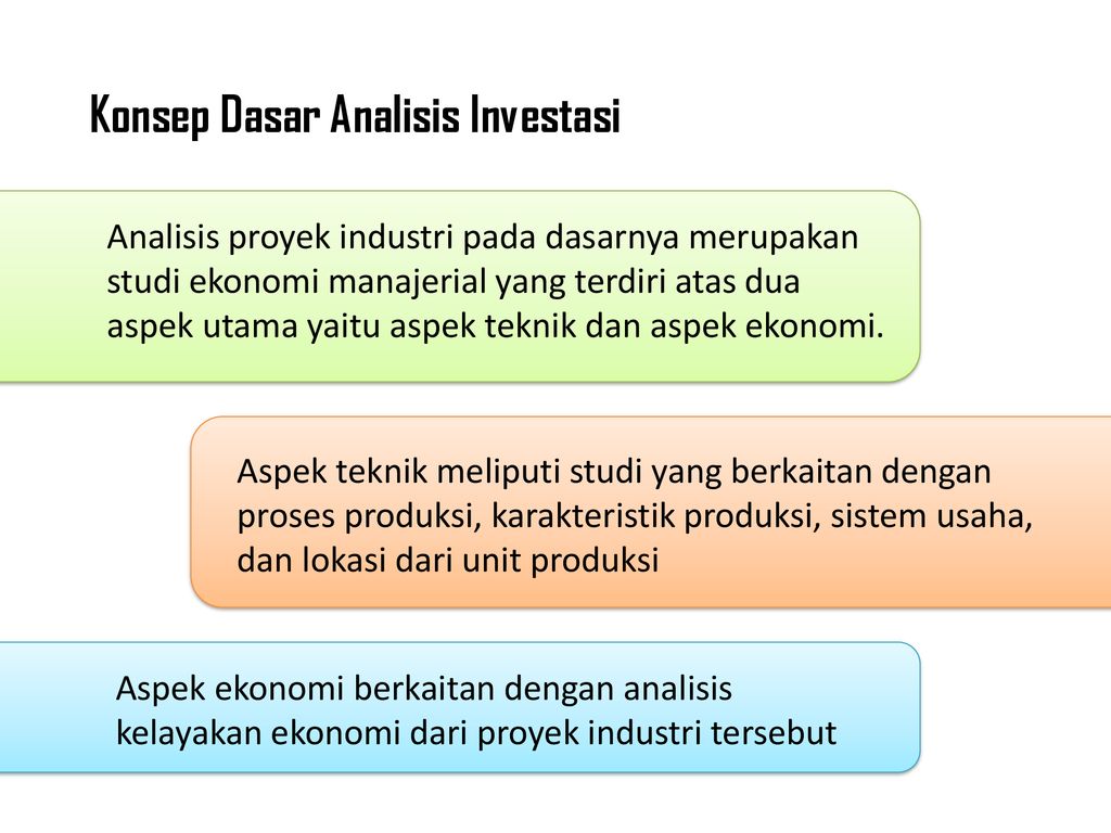 Penerapan Konsep Evaluasi Proyek Industri Ppt Download