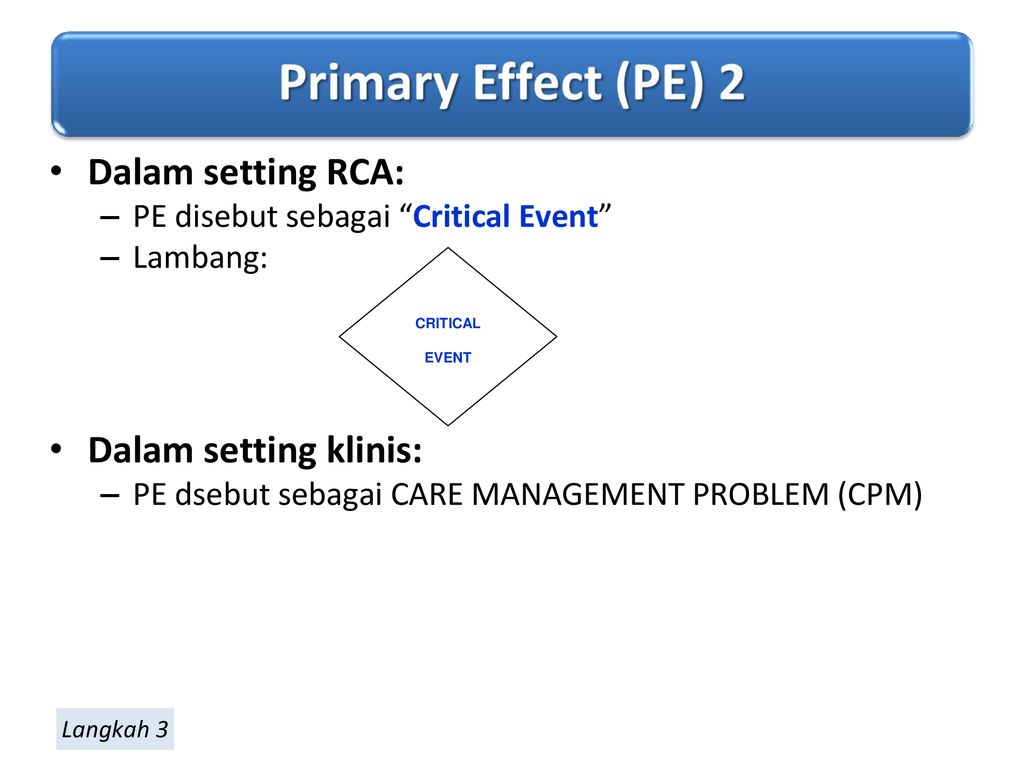 Critical event