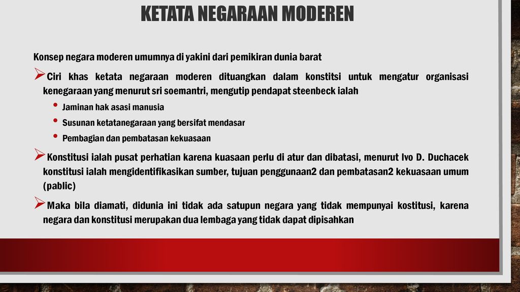 TEORI DAN HUKUM KONSTITUSI - Ppt Download