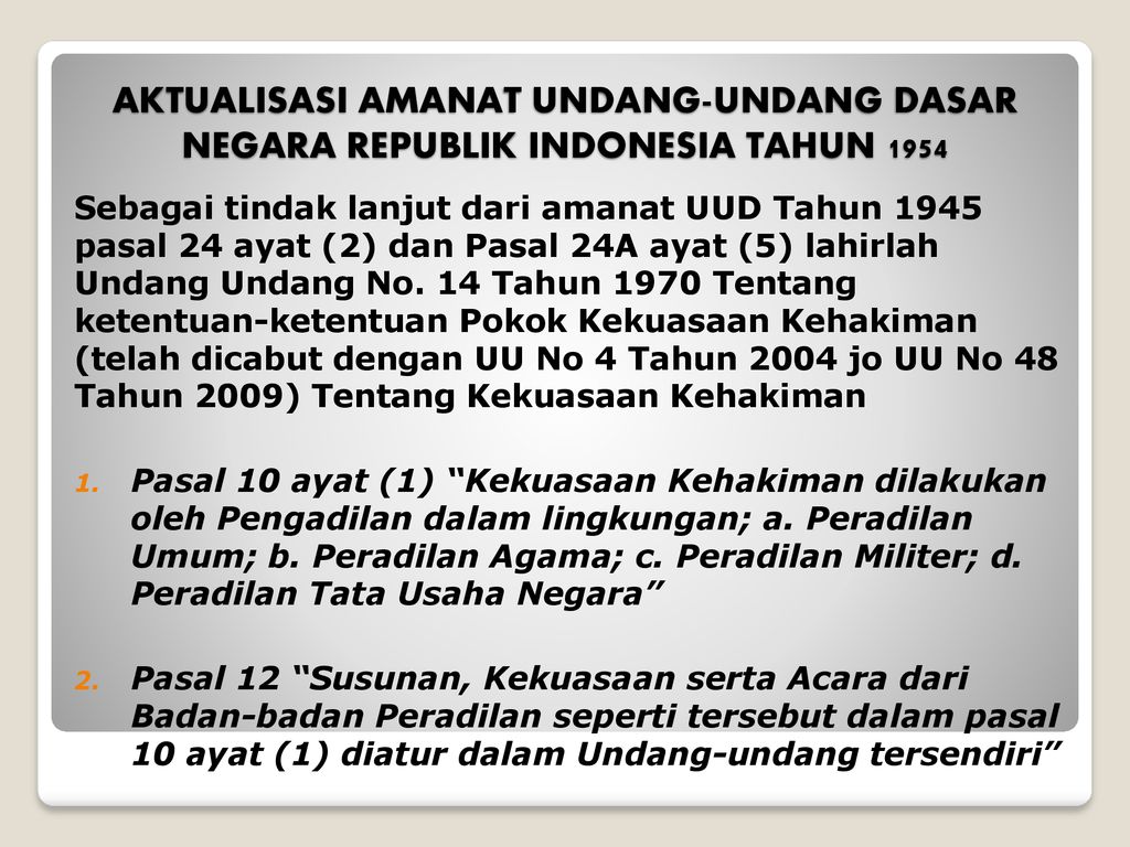 Kekuasaan Kehakiman Di Indonesia Dan Kesekretariatan Pada Pengadilan Agama Disampaikan Pada Kegiatan Pembekalan Pkl Fakultas Agama Islam Universitas Muhammadiyah Ppt Download