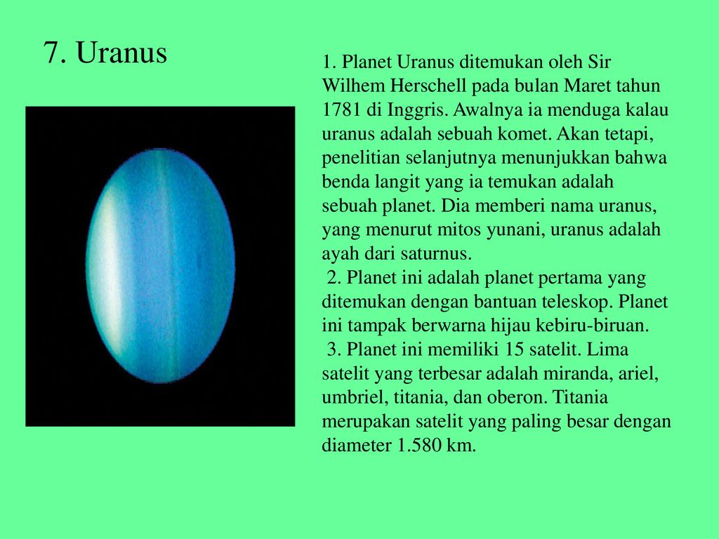 Титания для урана 7 букв. Uranus.