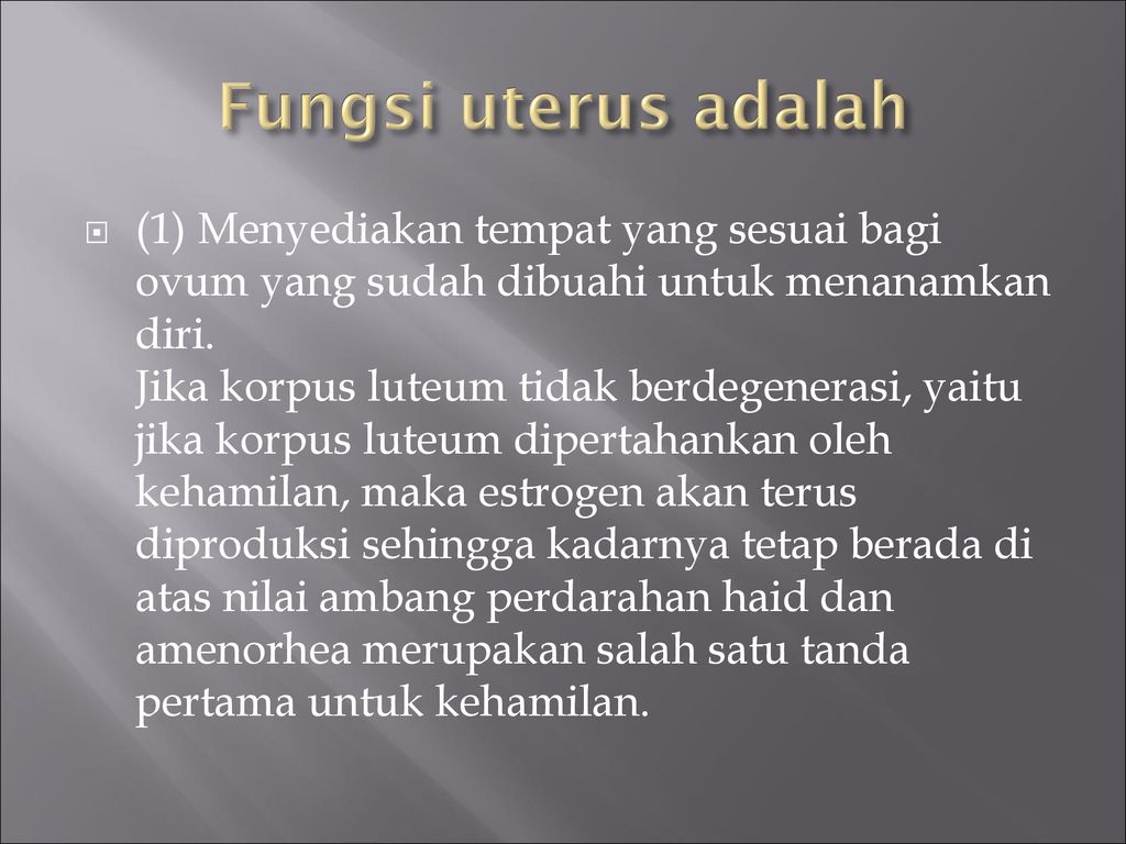 Fundus fungsi uterine 7 Fungsi