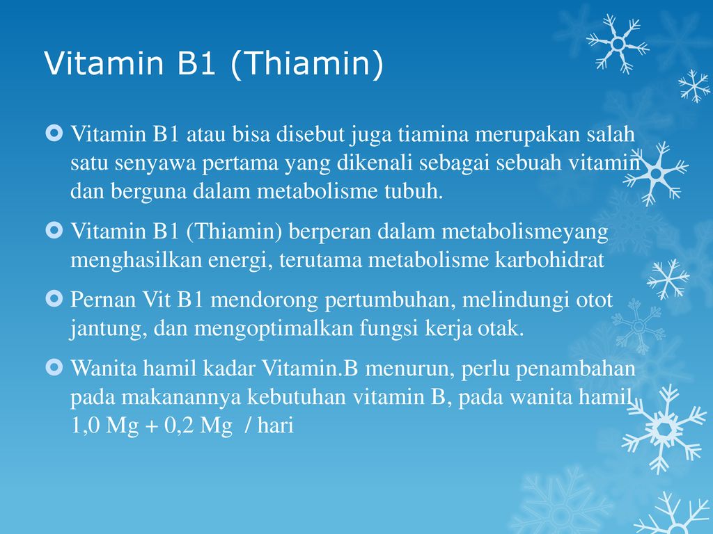 Metabolisme Vitamin Pada Wanita Hamil Ppt Download