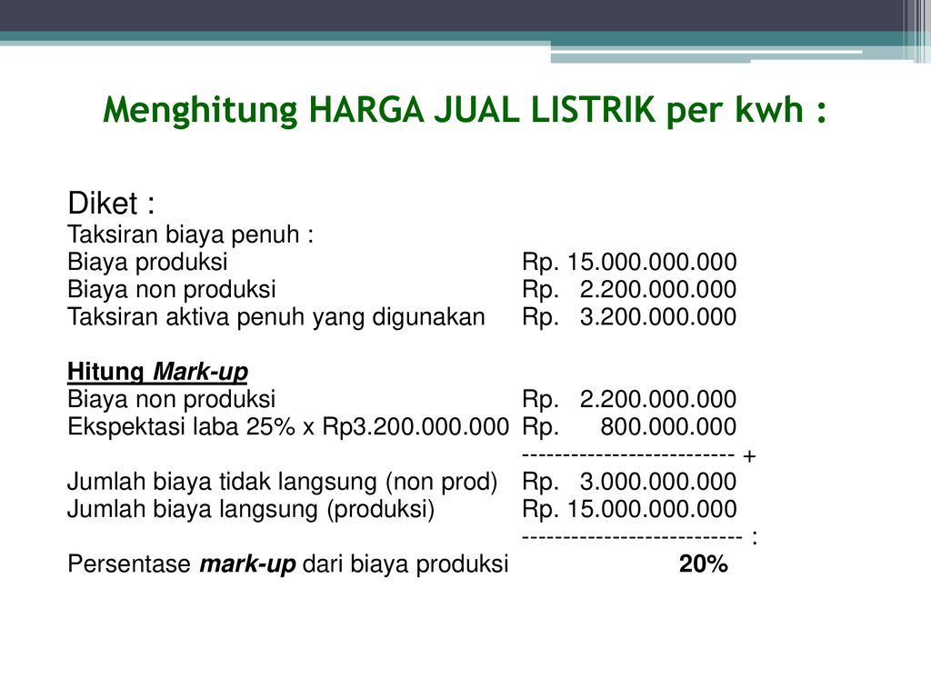 Akuntansi Manajemen Penentuan Harga Jual Ppt Download