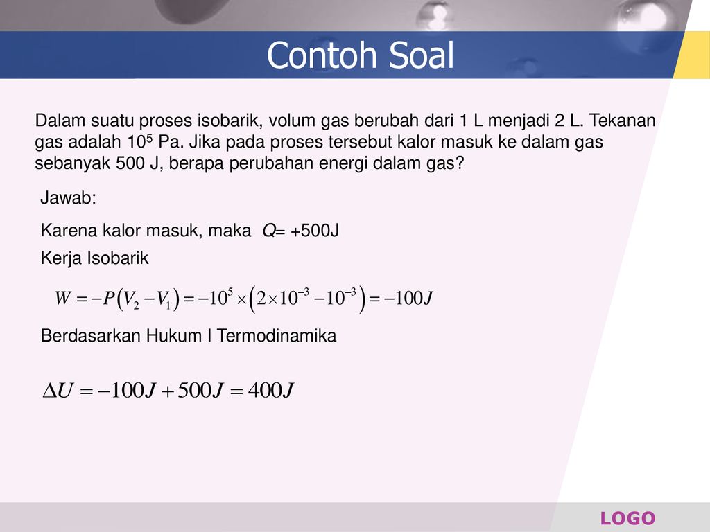 Contoh Soal Hukum Termodinamika 3 Data Dikdasmen