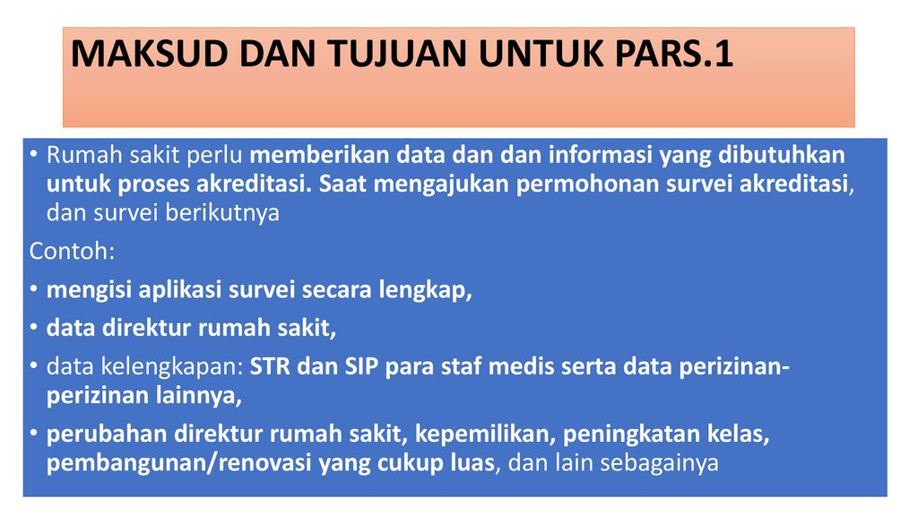 Persyaratan Dan Pelaksanaan Survei Akreditasi Menggunakan Snars Ed 1