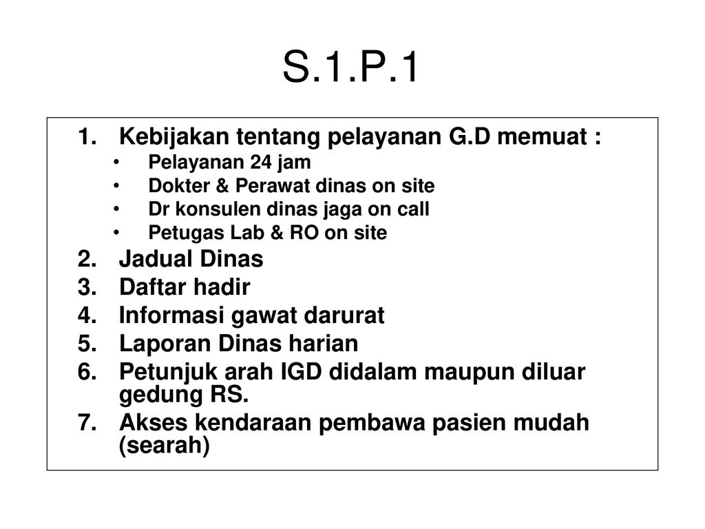 Assessments Akreditasi Pelayanan Gawat Darurat - ppt download