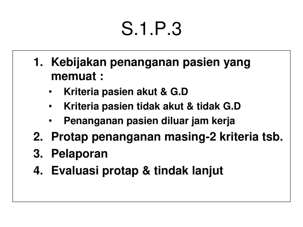 Assessments Akreditasi Pelayanan Gawat Darurat - ppt download