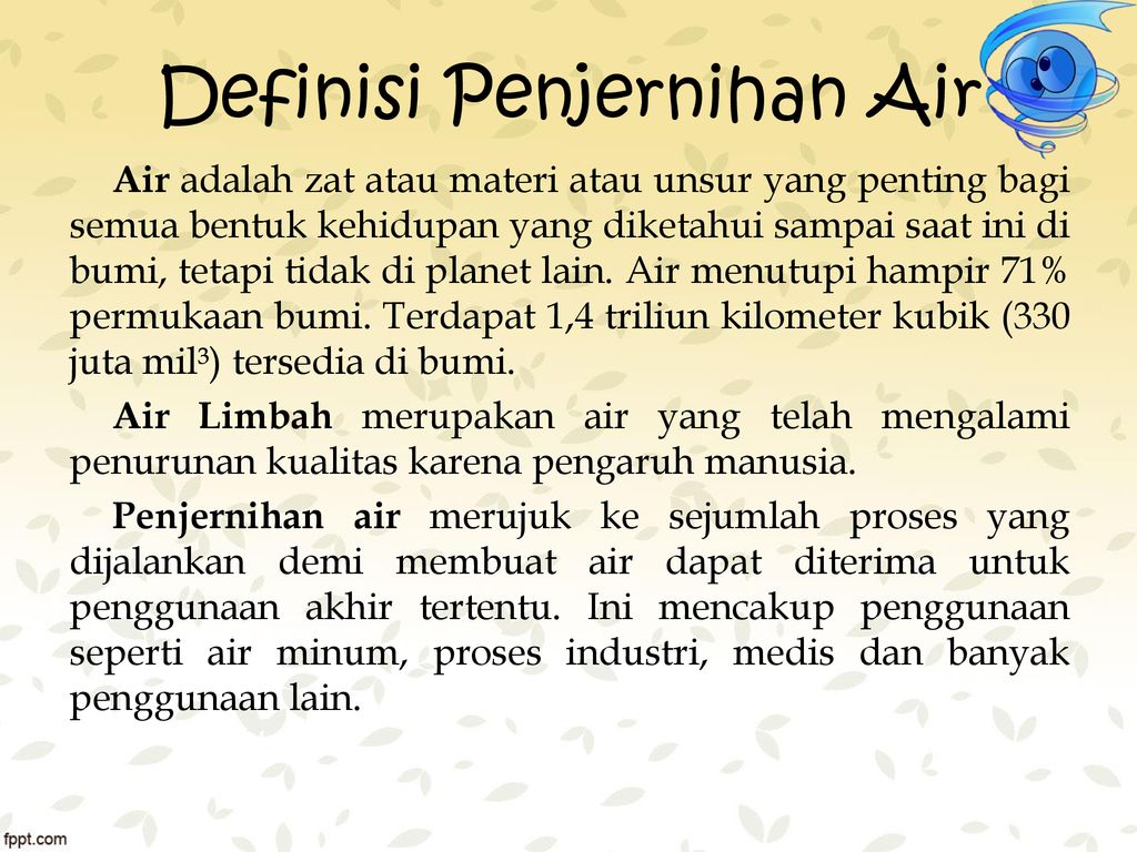 Definisi+Penjernihan+Air