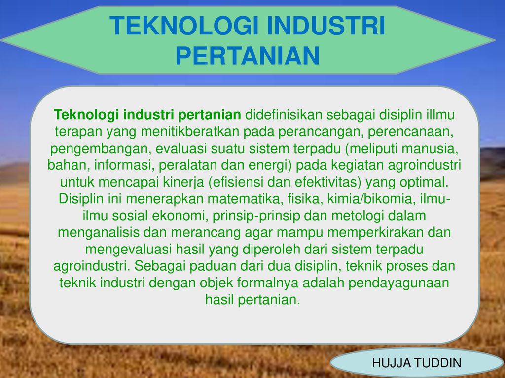 Penerapan Aplikasi Teknologi Dalam Bidang Pertanian Ppt Download