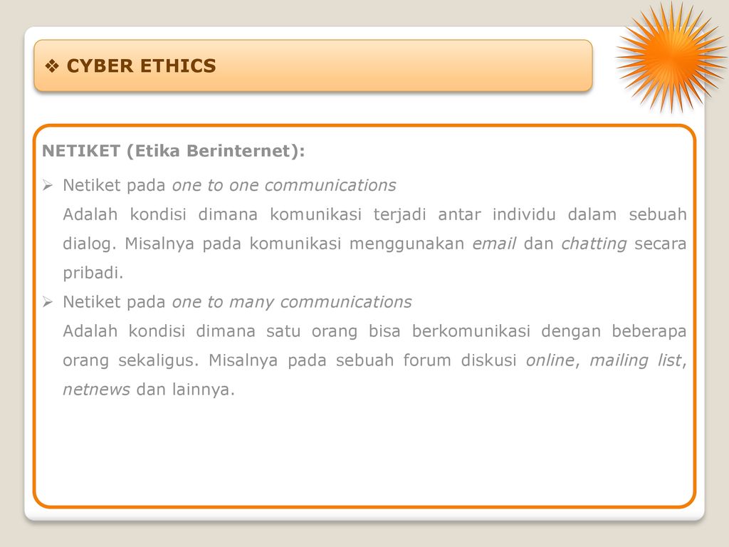 ETIKA DALAM TEKNOLOGI INFORMASI - Ppt Download
