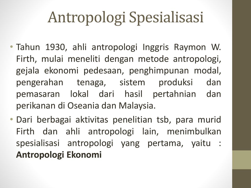 Antropologi Minggu Ke 2 Ppt Download