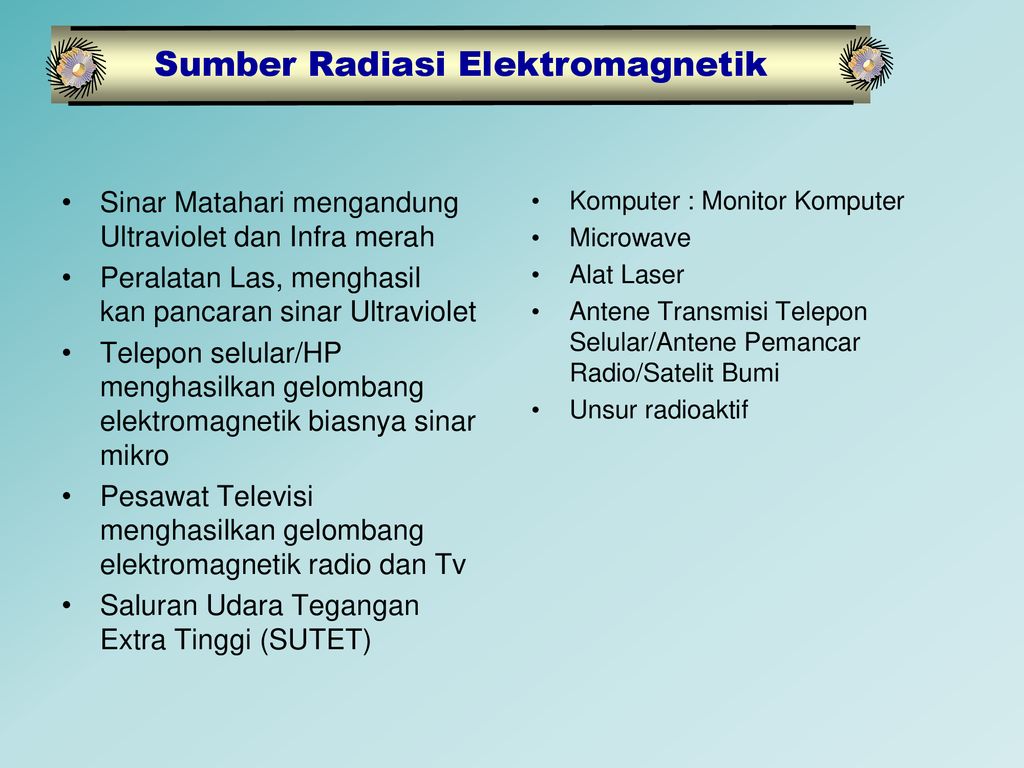 Sumber Radiasi Elektromagnetik
