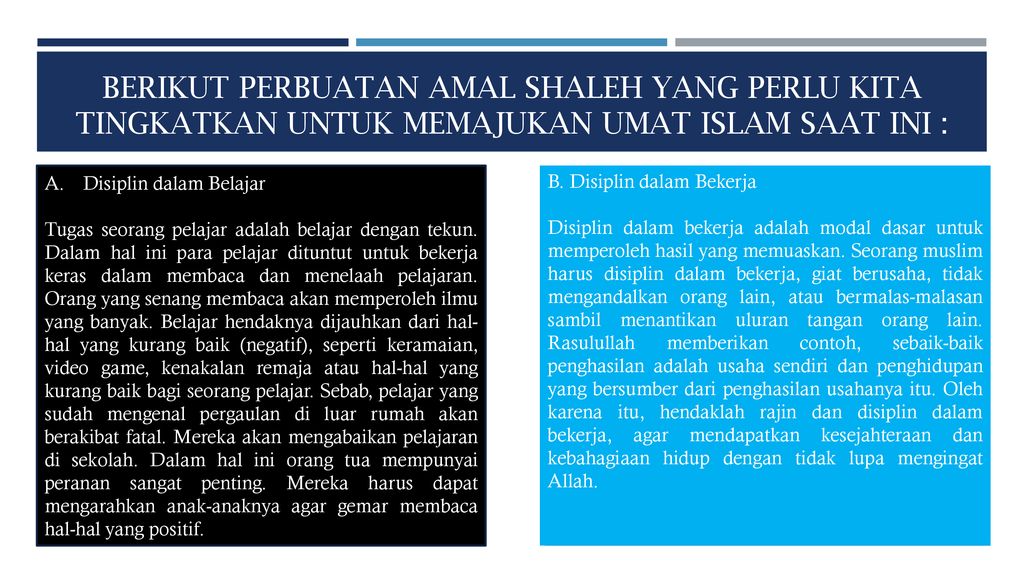 Implementasi Nilai Nilai Akhlak Dalam Islam Ppt Download