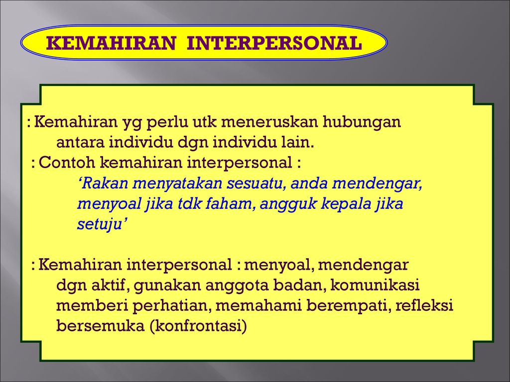 Komunikasi Interpersonal Ppt Download