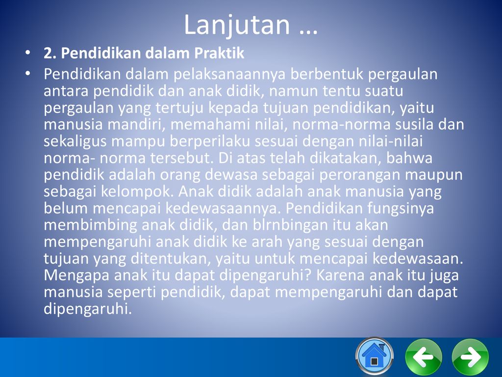 BAGIAN 1 B. PENTINGNYA PENDIDIKAN - Ppt Download