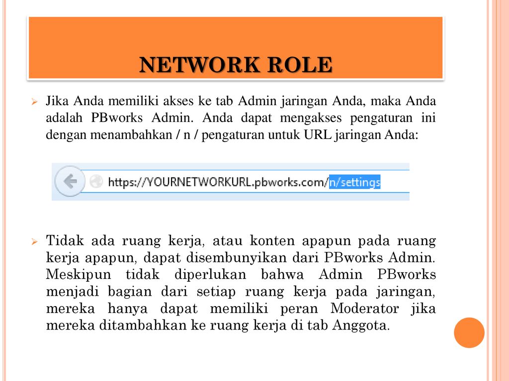 Network role