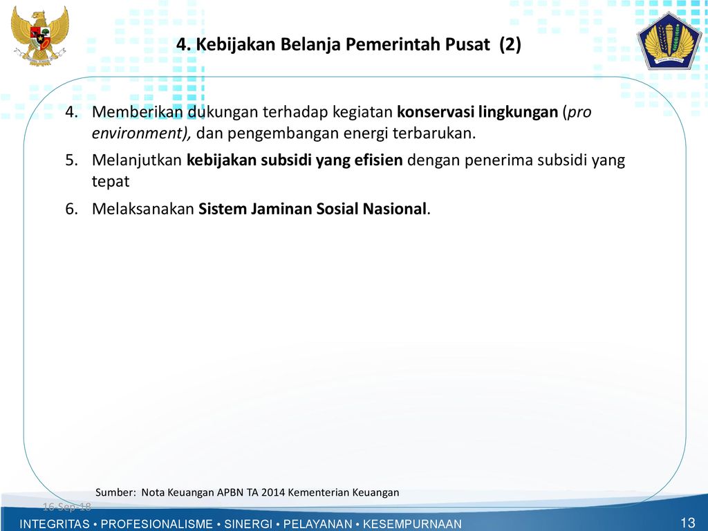 Arah Dan Kebijakan Penganggaran Pusat Dan Daerah Pada RPJM - Ppt Download