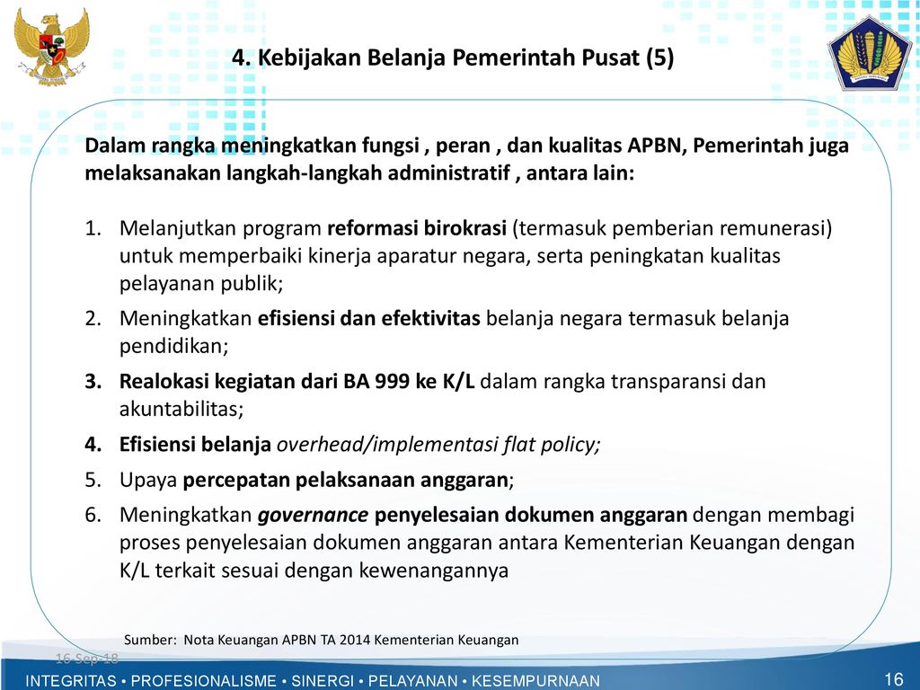 Arah Dan Kebijakan Penganggaran Pusat Dan Daerah Pada RPJM - Ppt Download