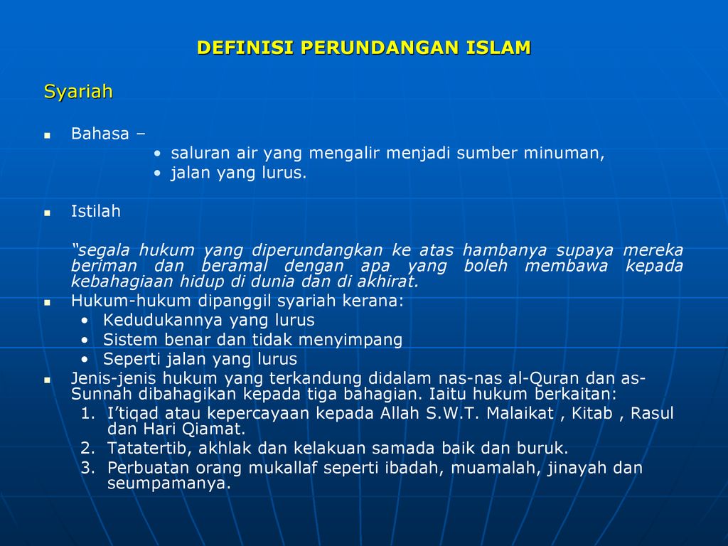 Diperkenalkan tahun islam perundangan pada Singgahsana Mutiarakasih: