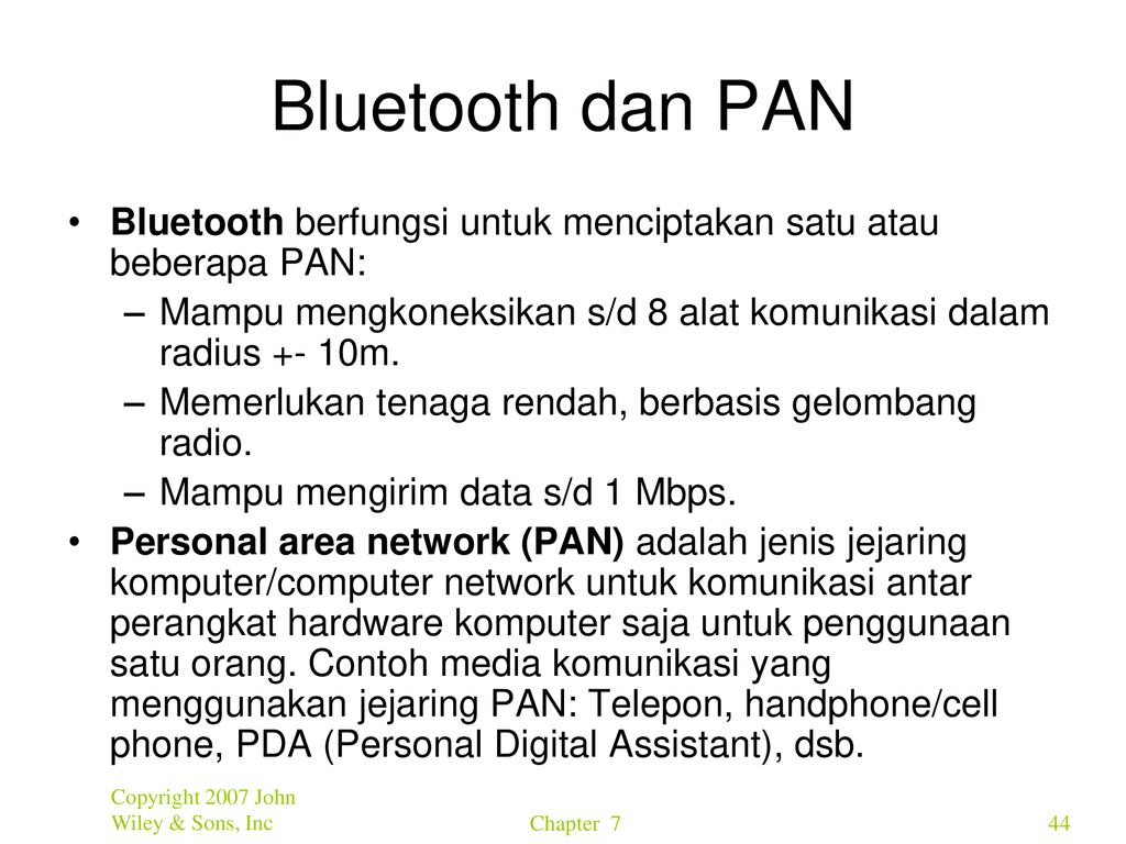 Bluetooth pan