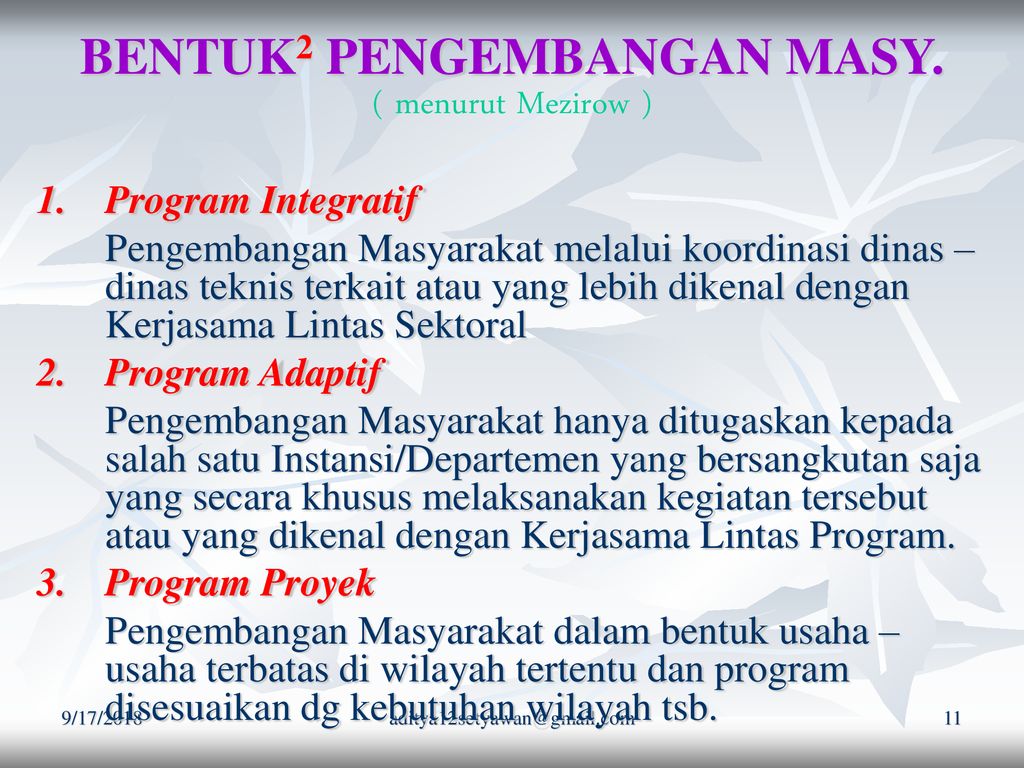 Program Pengembangan Masyarakat Adaptif Integratif Proyek