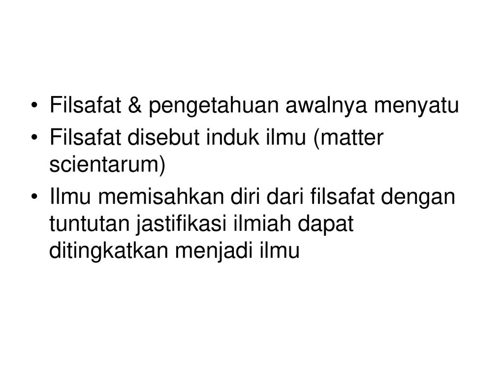 FILSAFAT ILMU. - Ppt Download